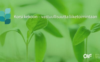 Korsi kekoon – autamme yritystänne kompensoimaan tulostuksen hiilijalanjälkeä